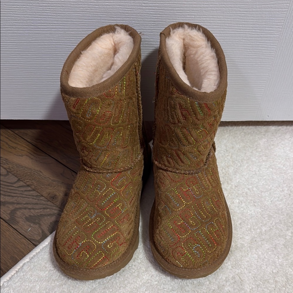 Brown Shearling Lined Boots